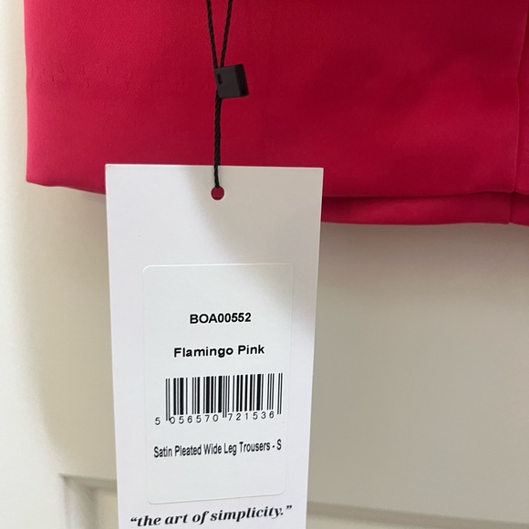 Because of Alice Satin Suit Wide Leg Trousers NWT - Picture 4 of 4